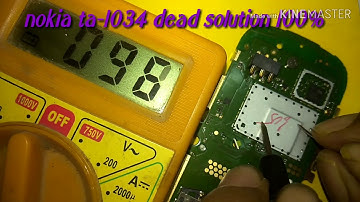 Nokia ta 1034 dead solution