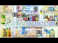 DOLLAR TREE REFRIGERATOR ORGANIZATION IDEAS! CLEAN & ORGANIZE WITH ME | TIPS TO ORGANIZE A FRIDGE