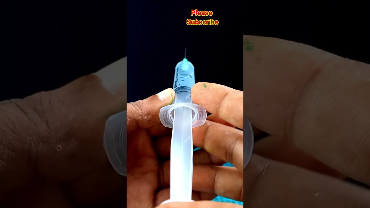 Amazing Syringe Trick Diy Gun From Shorts