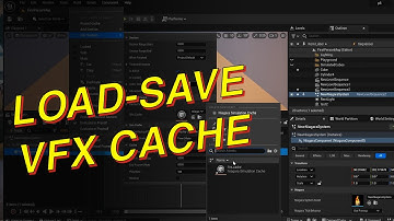 Niagara VFX  Simulation. Caching in Sequencer. Unreal Engine