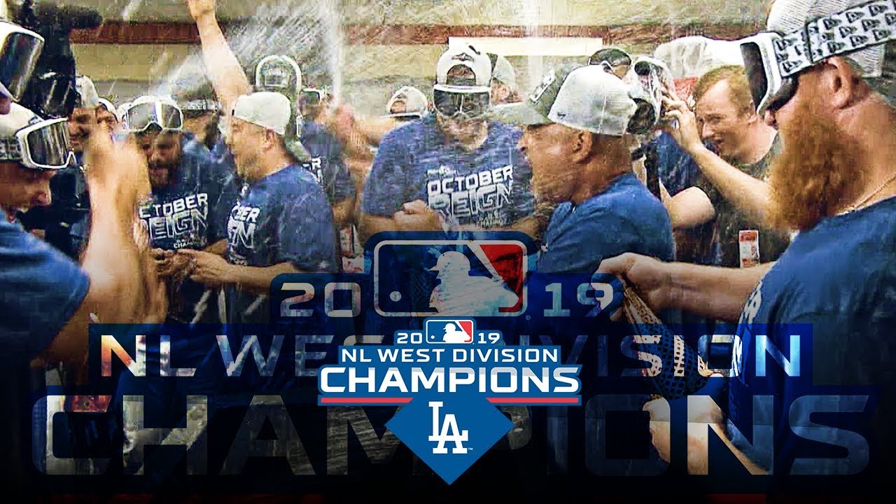 Dodgers are the 2019 NL West Division Champions! 