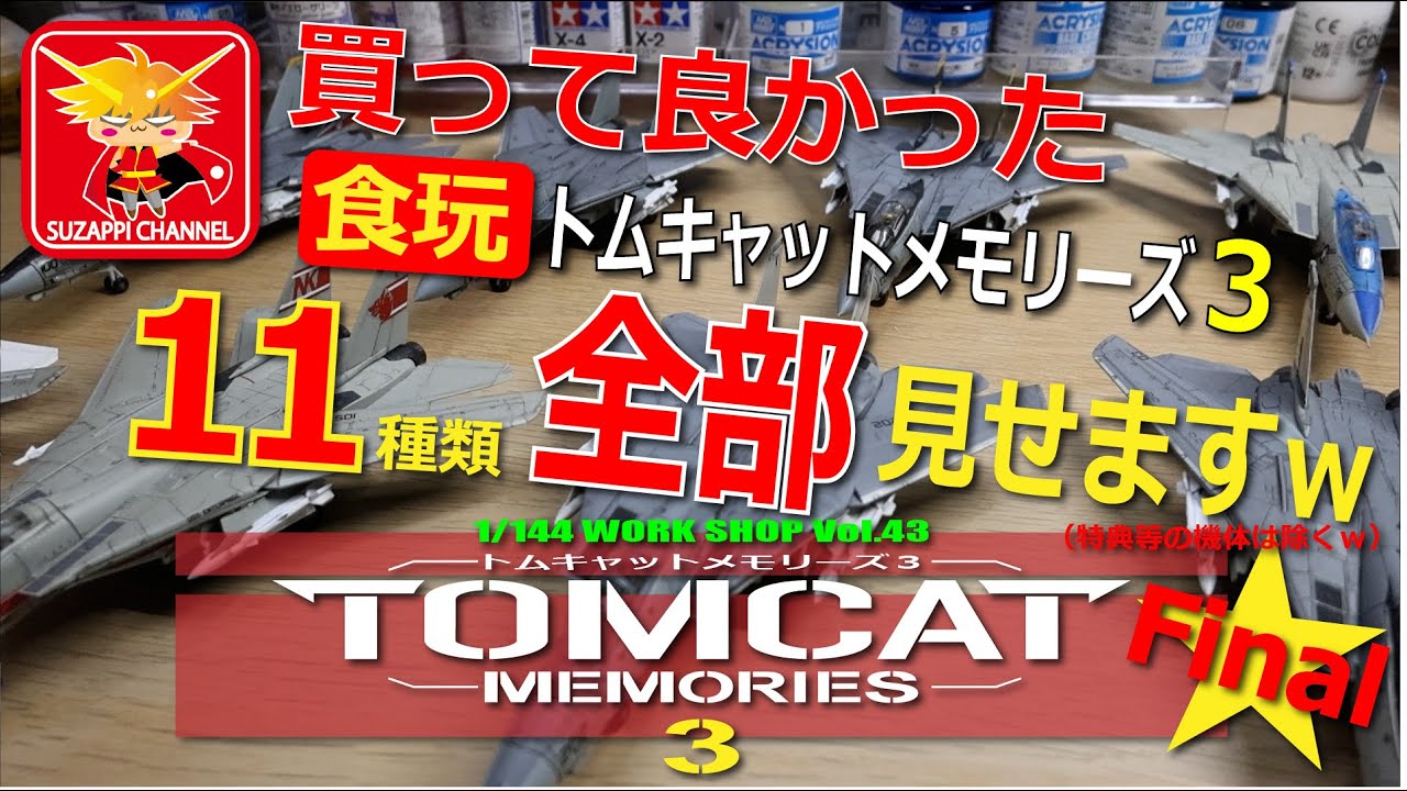 I'm glad I bought this candy toy, F-Toys Tomcat Memories 3, and I