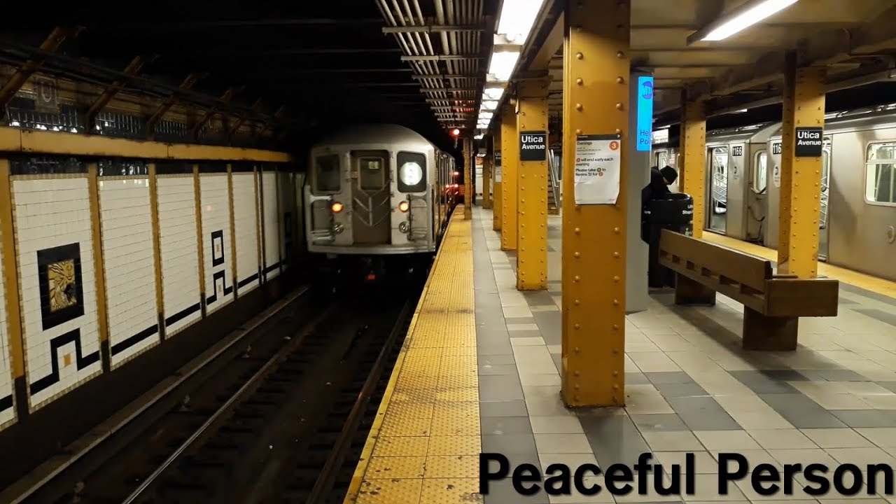 R62A S train at Utica Avenue YouTube