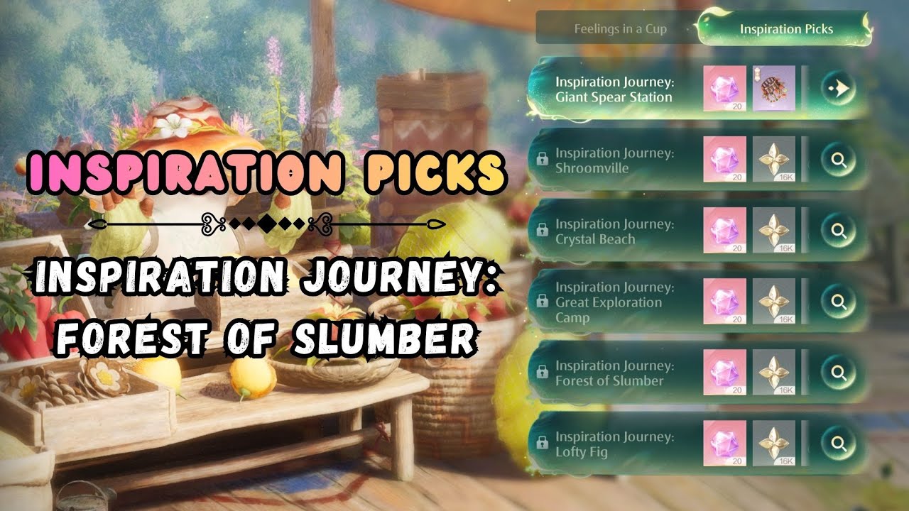 Infinity Nikki - Inspiration Journey: Forest of Slumber [Inspiration Picks]