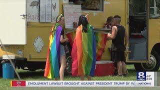Henrietta Town Hall raising Pride Flag screenshot 5