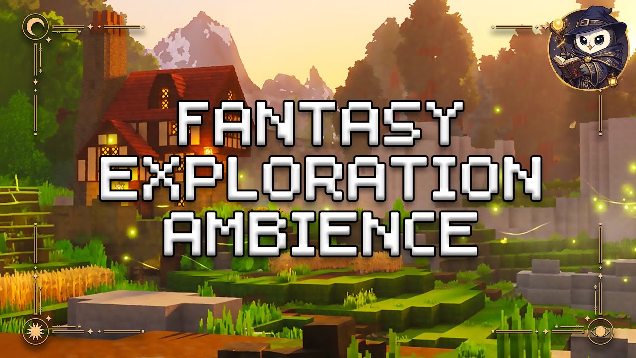 3 HOURS of relaxing Fantasy Exploration Ambient  | Overworld Journey Music for Hytale or Minecraft