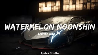 Lainey Wilson - Watermelon Moonshine (Lyrics)  || Music Brixton