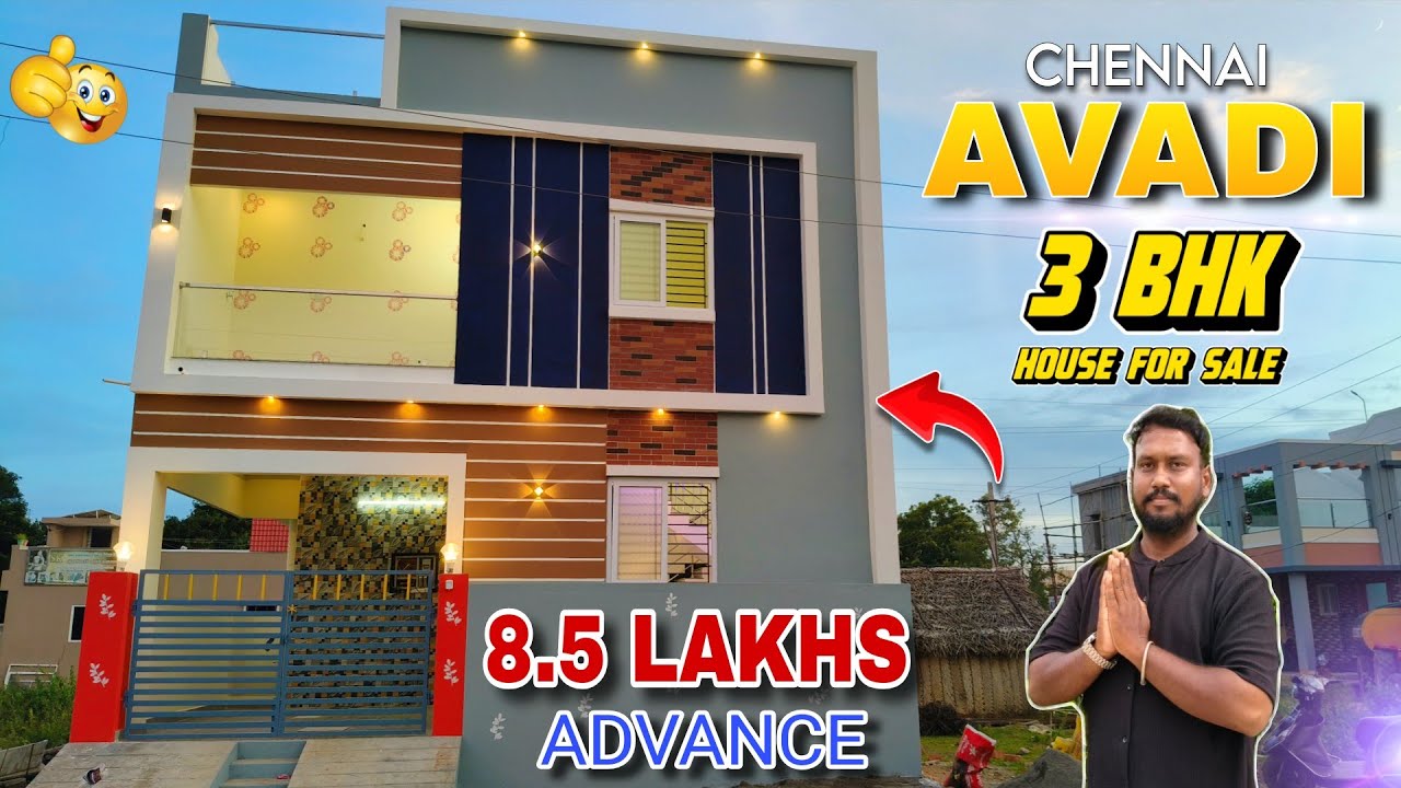 Wow😍 3BHK Individual House for Sale in Chennai Avadi🤩Semi furnished 