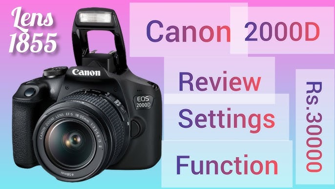 Getting started with the Canon EOS 2000D - Coolblue - anything for a smile