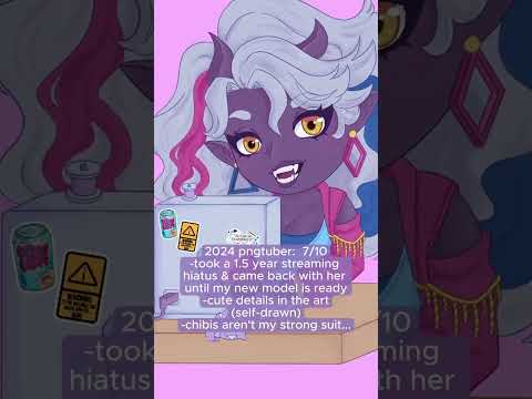 My first Vtuber model was ROUGH 😭 #vtuber #tiefling #twitchstreamer #cosplay #pngtuber #live2d