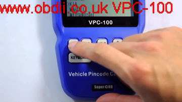 VPC-100 Hand-held VPC100 Vehicle PinCode Calculator VPC 100 Pin Code (With 200+300 Tokens)