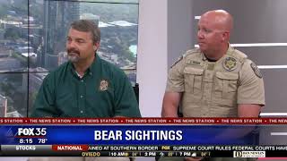Wildlife officials warn about increased bear sightings