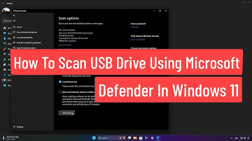 How to Scan USB Drive Using Microsoft Defender In Windows 11