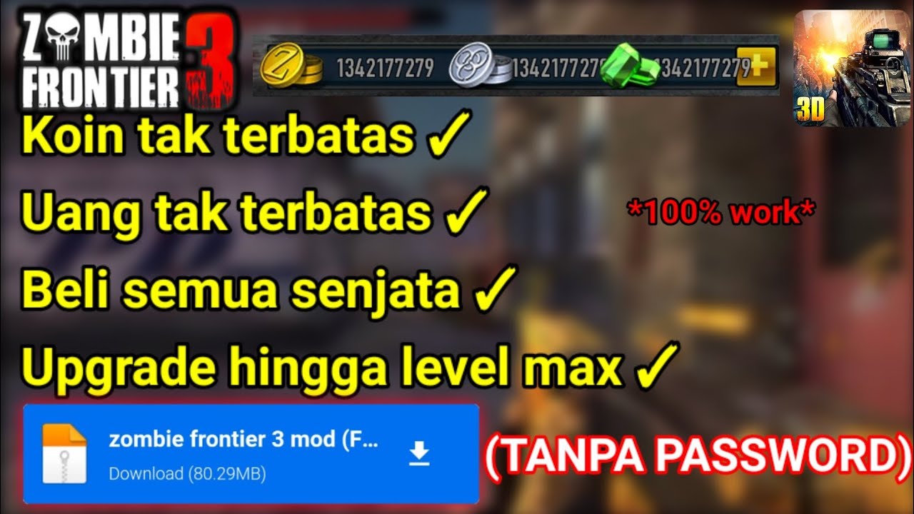 Download Zombie Frontier 3 Mod Apk Terbaru YouTube