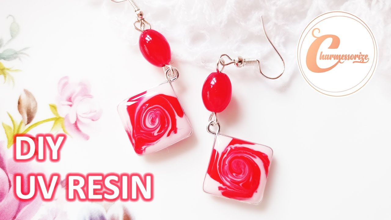 UV レジン | DIY UV Resin Accessories | HOW TO MAKE AN UV RESIN JEWELRY? | Make your own Bezel Frames