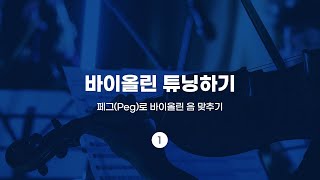 바이올린 튜닝하기 (페그편)