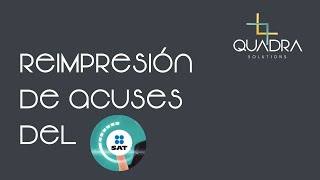 Reimpresión De Acuses Trámites Sat