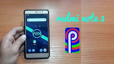 Aosp extended official android pie on redmi note 3