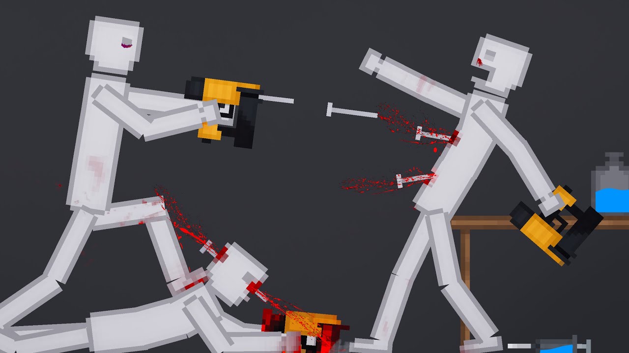 People Fight With NailGun In People Playground (76)