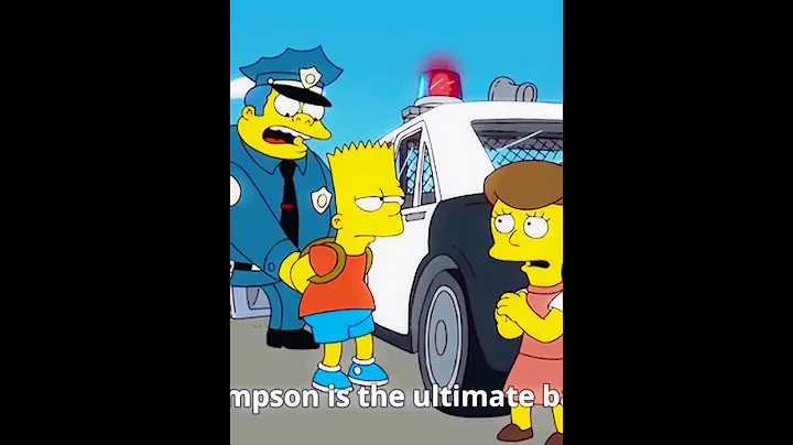 Bart Gets Arrested #simpsons #shorts