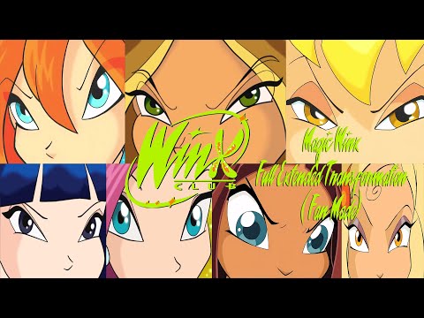 Winx Club 1-2: Magic Winx Full Extended Transformation (Fan Made)