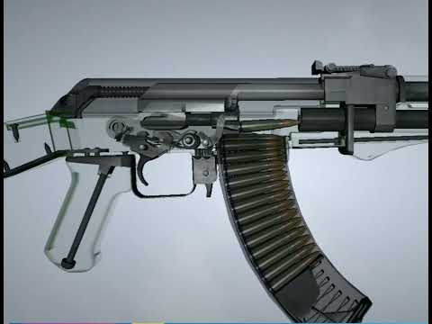 How AK47 Works (Full Auto)