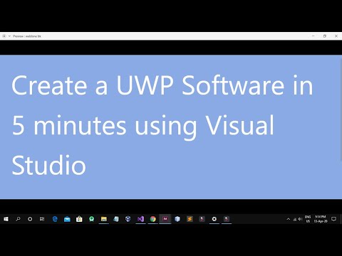 Create Web Browser in Visual Studio(UWP)