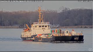 USCGC Bristol Bay arriving in Algonac April 14, 2024