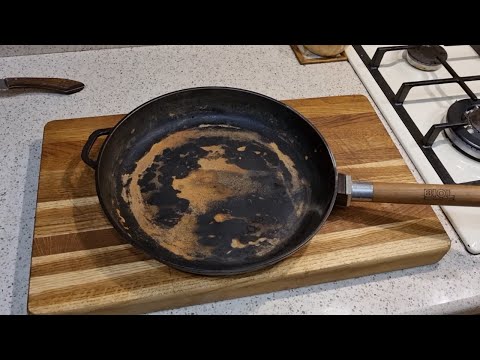 6. Как убрать ржавчину со сковородки. Как прокалить чугунную сковородку