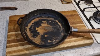 6. Как убрать ржавчину со сковородки. Как прокалить чугунную сковородку