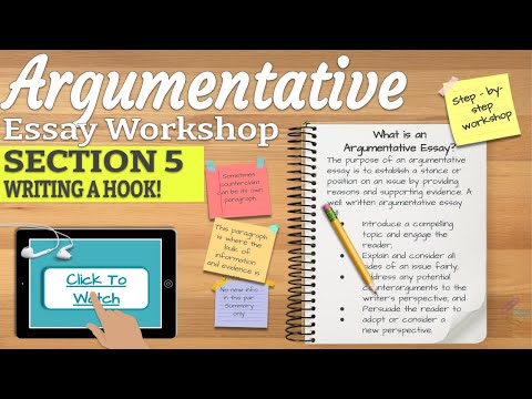 How To Write Good Hooks For Argument / Argumentative Essays 