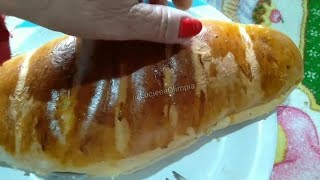 COMO FAZER PÃO DOCE CASEIRO COM RECHEIO DE CARNE MOIDA COM POUCOS INGREDIENTES