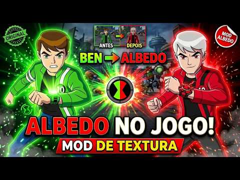 MOD do ALBEDO em Ben 10 Ultimate Alien Cosmic Destruction | Texturas MOD