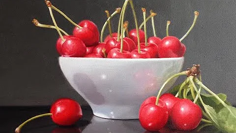 LINDA ALEXANDER - REALISTIC OIL PAINTING 1080p