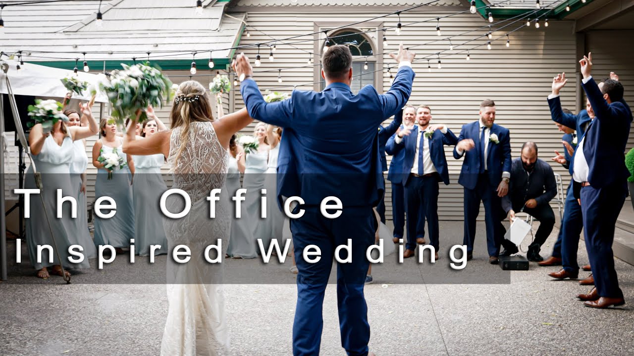 World's Best Wedding Reception The Office Grand Entrance Recreation