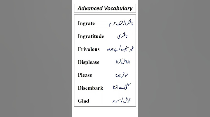 Test Your Advanced Vocabulary!