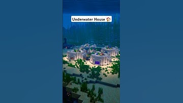 Minecraft Underwater House Tutorial 🏠 #minecraft