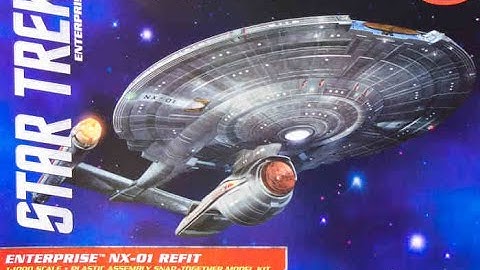 Round2 Polar Lights Enterprise NX 01+Refit FINALE