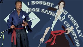 Jin Anime Samurai Champloo Cosplay Costume Review
