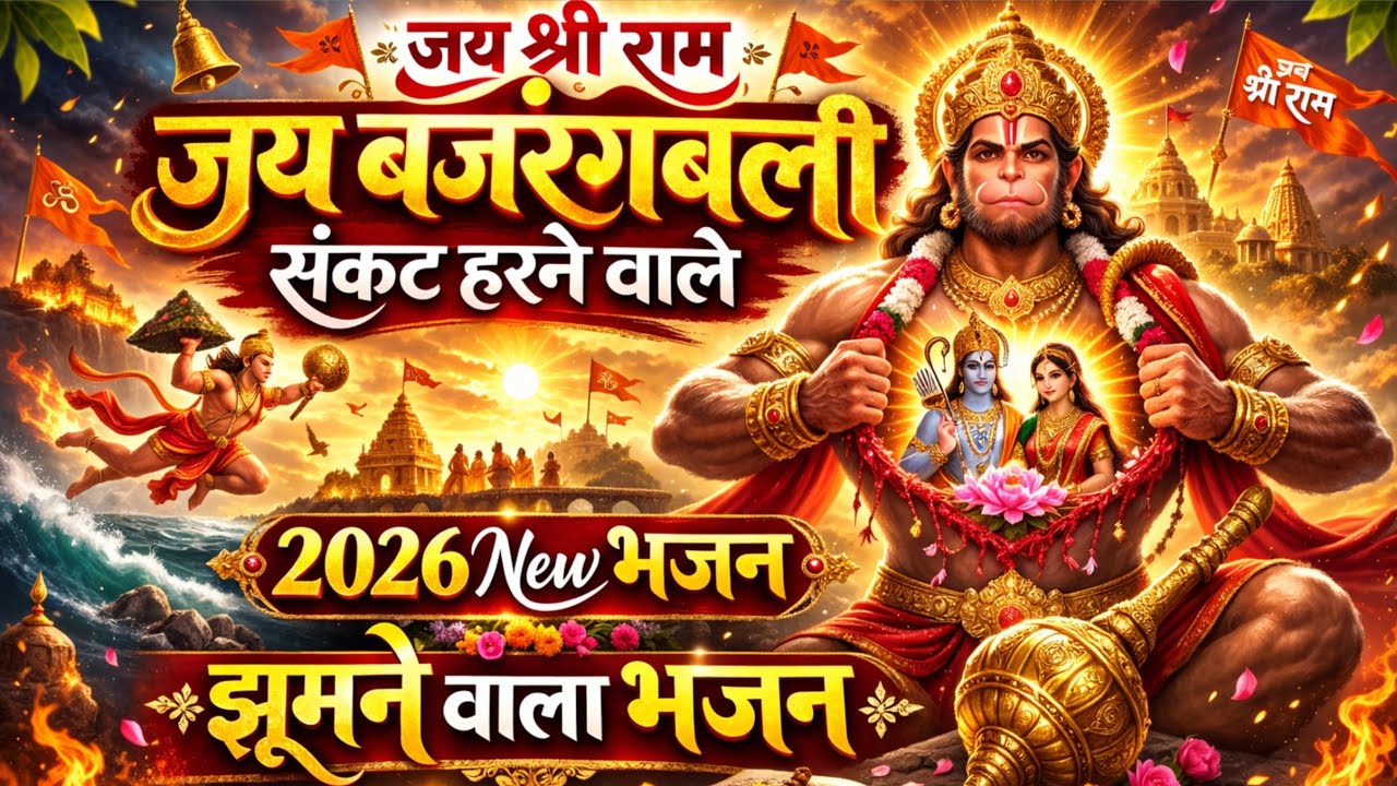 जय बजरंगबली संकट हरने वाले | 2026 New भजन | झूमने वाला हनुमान भजन | जय श्री राम 🚩