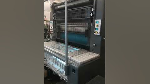 heidelberg Sors one colour size 28x40