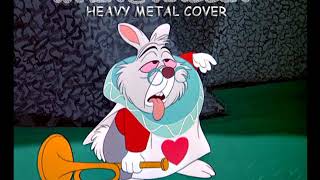 WHITE RABBIT COVER HEAVY METAL STYLE