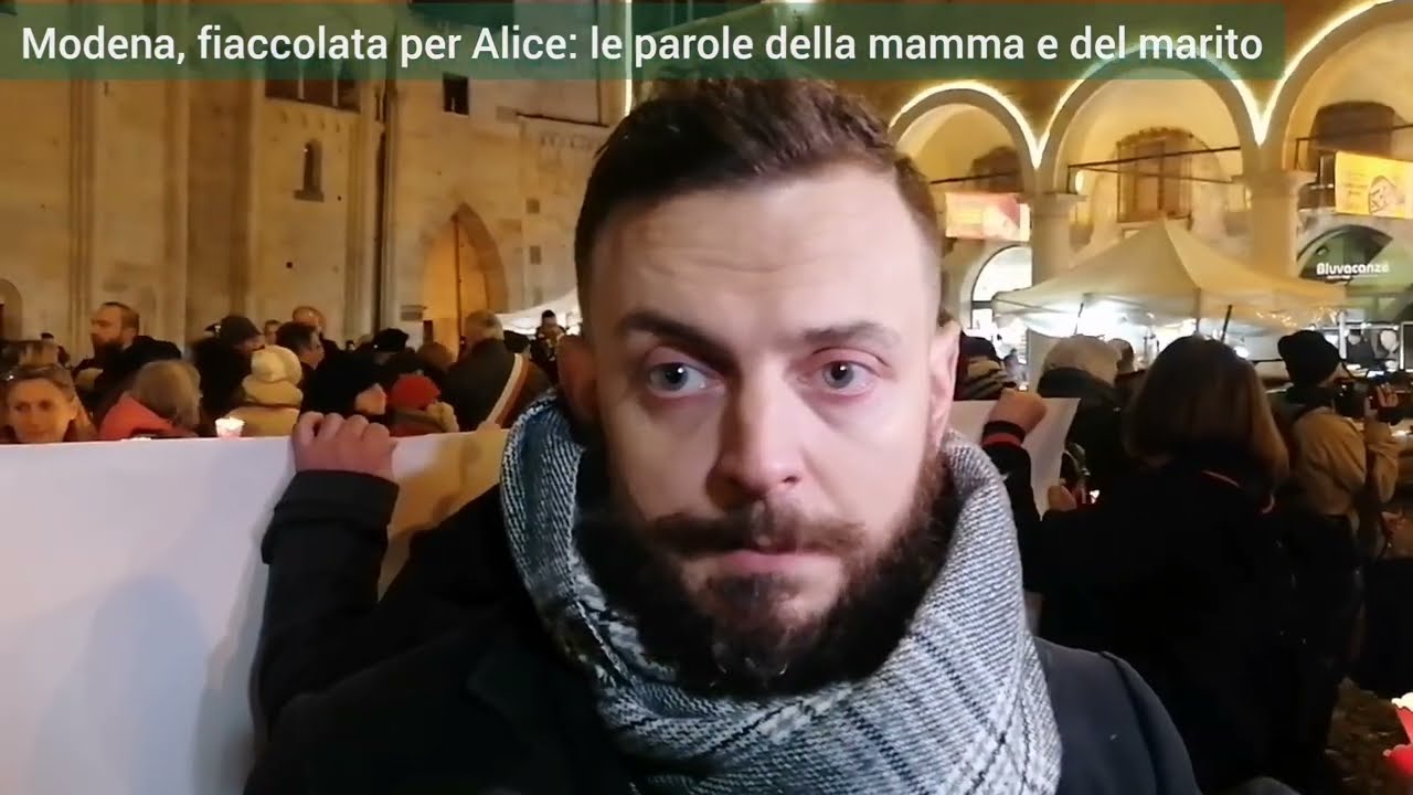 Una piazza per Alice Neri: parlano la mamma e il marito