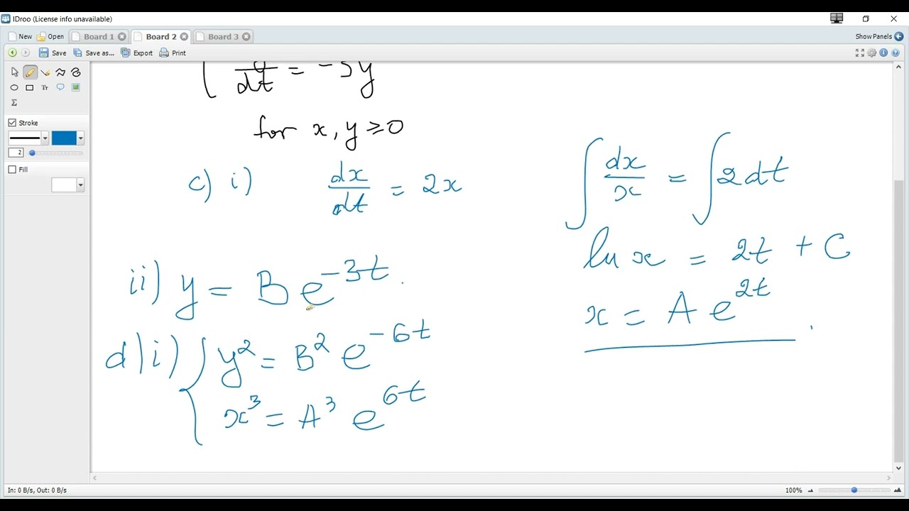 IB Math AI HL May 2024 TZ2 Paper 3 Q2. Differential equations. Phase portraits.