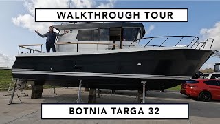 Walkthrough Tour - 2023 Botnia Targa 32 - A fantastic 4×4 of the sea in a nearly new condition!