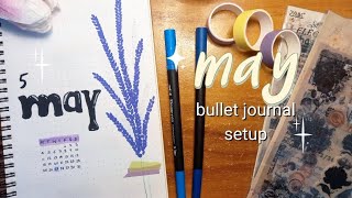May Bullet Journal Setup 2026 🌸 | Aesthetic Monthly Spread Ideas + Productivity Layout