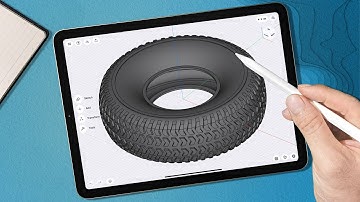 Modeling Truck Tire on iPad | Shapr3D