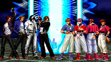 [KOF Mugen] Kyo Kusanagi Team vs Chris Team
