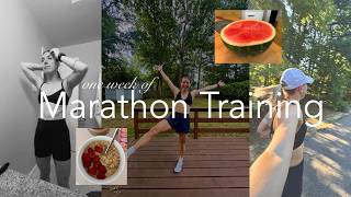 A Full Week of Marathon Training | Base Building Miles | My 4th Marathon