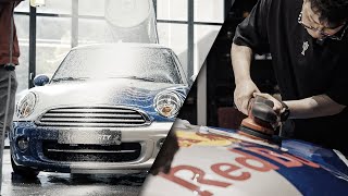 [어쩌다세차] 오래된 레드불 미니 때빼고 광 좀 내줬어요   ​@redbull mini Detailing